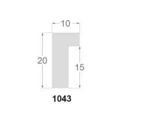 Ayous massiv, 10 x 20 mm - Billede 2
