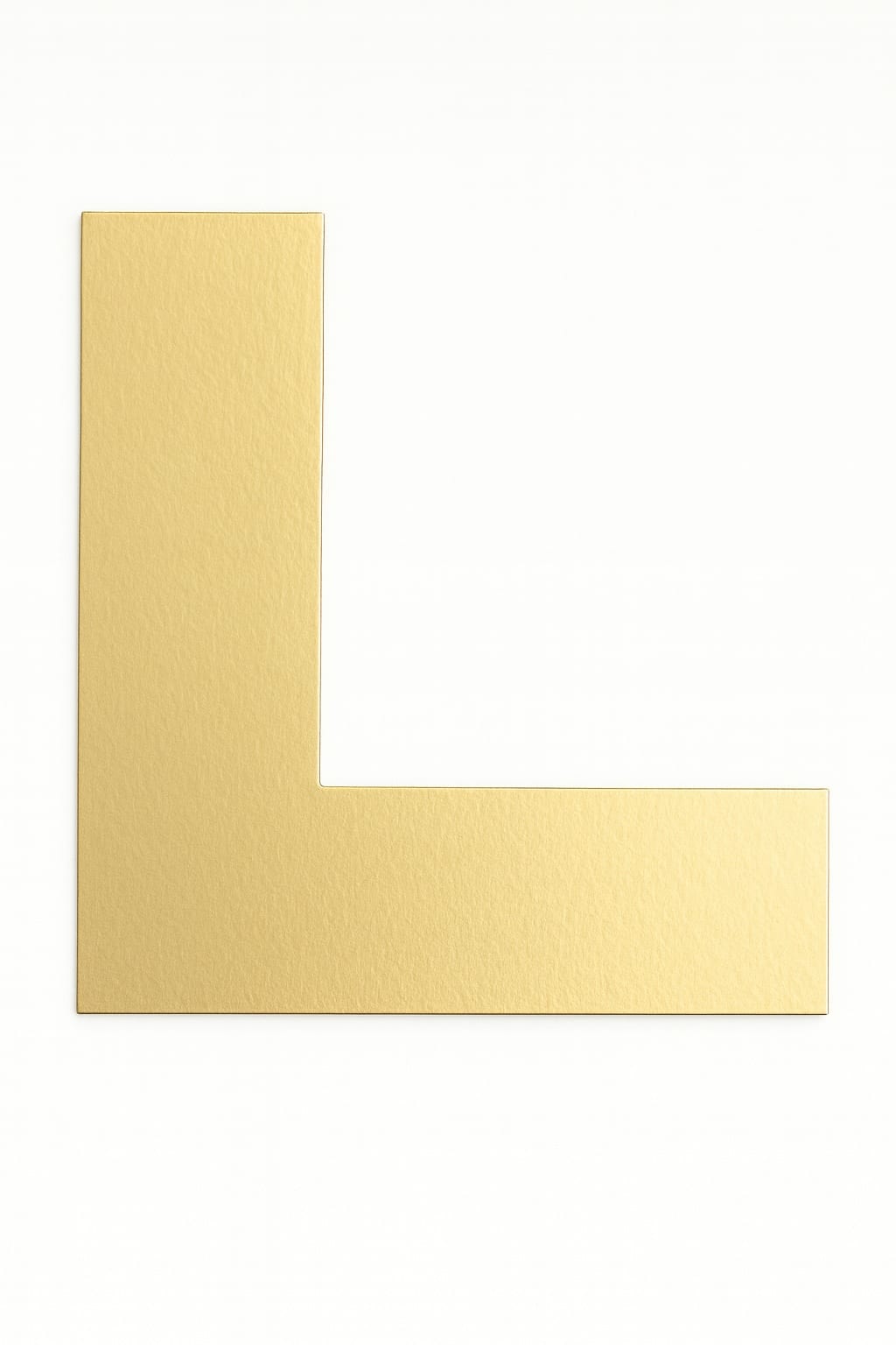 Kulørt passepartout guld 82 x 112 cm x 1,7 mm