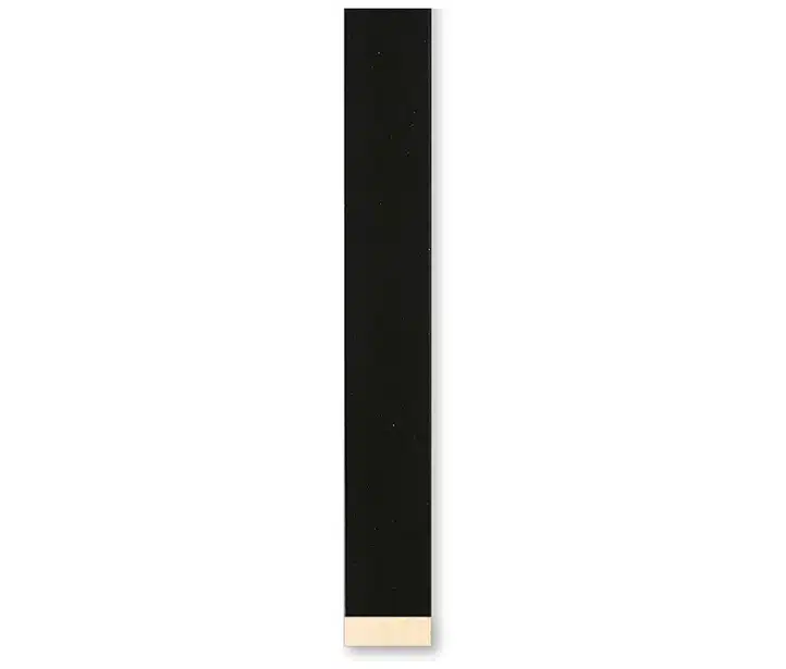 Sort distanceliste træstrukt. 5 x 15 mm