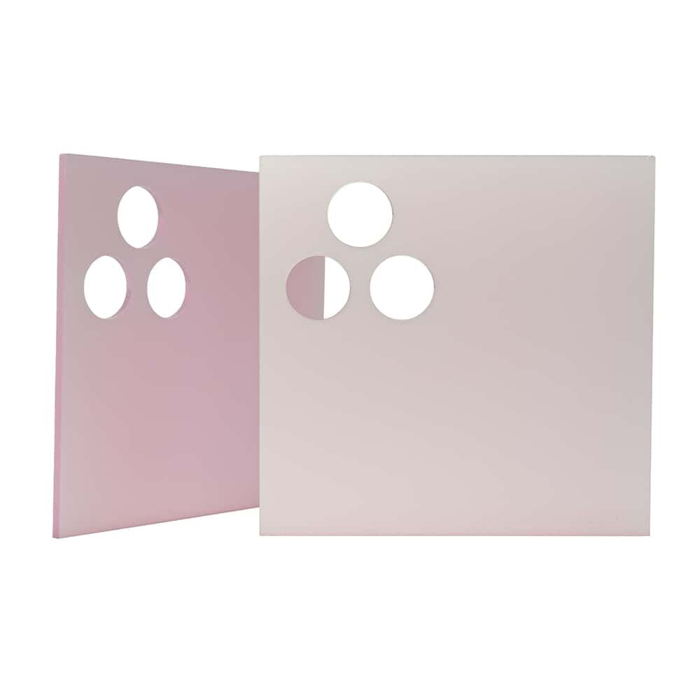 Powder pink 154 x 203 cm x 3 mm