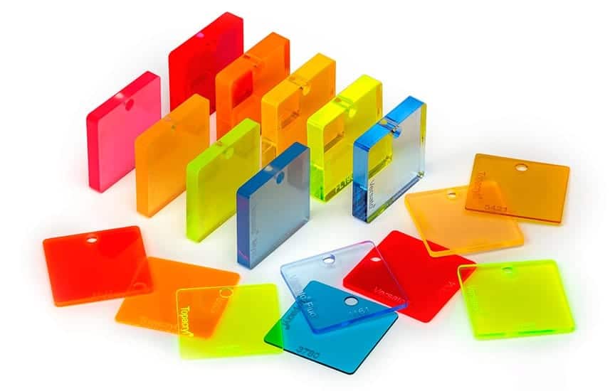 Fluorescent green 203 x 305 cm x 3 mm - Billede 2